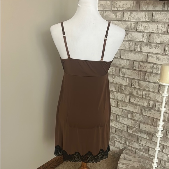 Soma Brown and Black Lace Chemise - Picture 4 of 8
